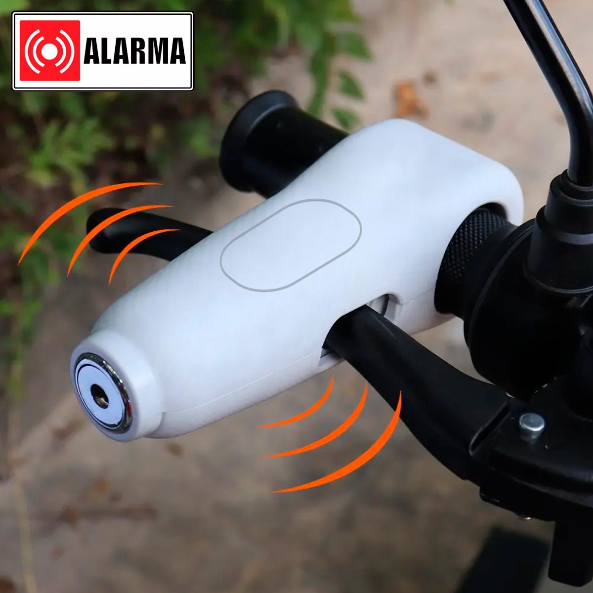 Miniatura 7 de Candado Bloqueo Manillar Moto MX03-267